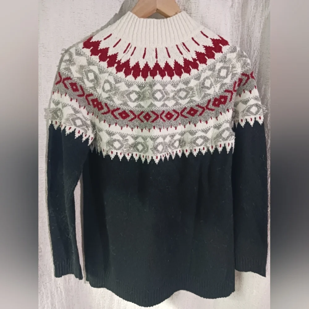 J. JILL SNOW Ski Cabin sweater womens size small super soft! - Picture 3 of 10